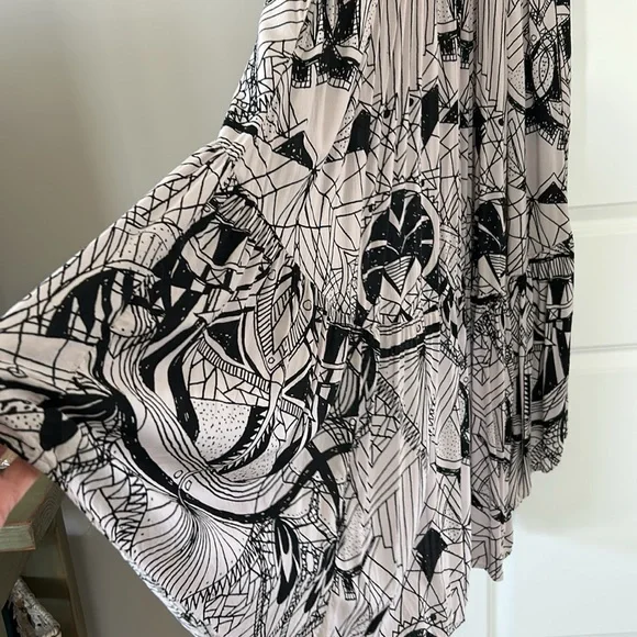 Free People La Mar Hi Lo Maxi Racerback Dress w Pockets OVERSIZE Small - Picture 12 of 14